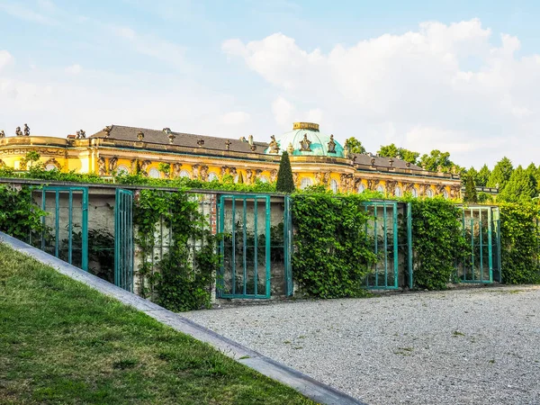 Schloss Sanssouci in Potsdam (HDR) — Stockfoto