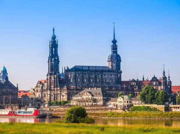 Hofkirche Dresden (Hdr) — Fotografia de Stock