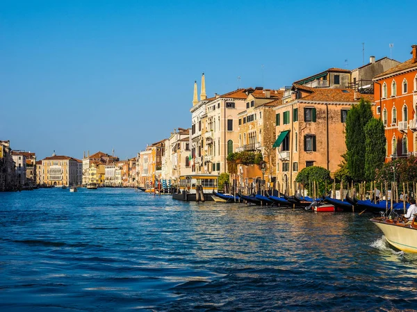Canal HDR Grande em Veneza — Fotografia de Stock