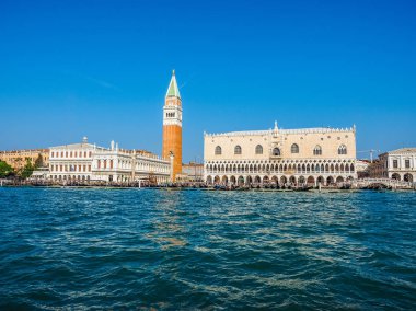 St Mark kare görülen fron St Mark Havzası Venedik HDR