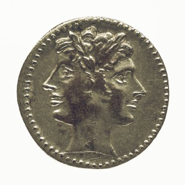 Vintage Roman coin clipart