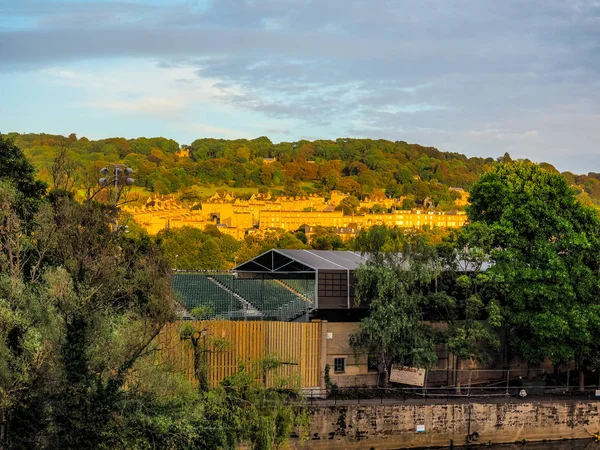 HDR Veduta della città di Bristol colline — Foto Stock