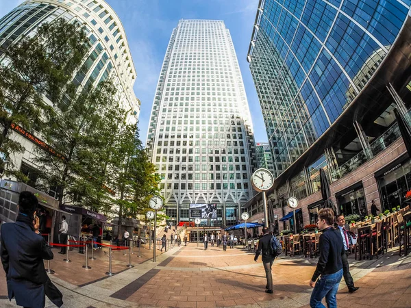 Canary Wharf in Londen (Hdr) — Stockfoto