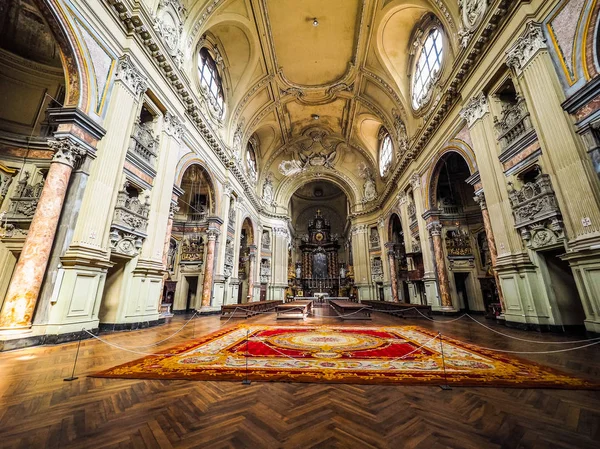 (Hdr Torino'da San Filippo Neri Kilisesi) — Stok fotoğraf