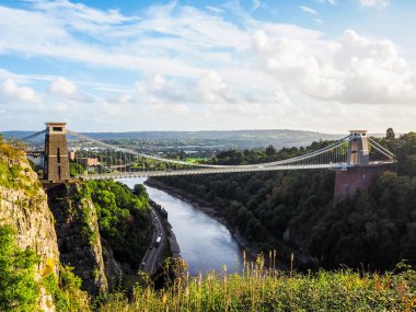 HDR Clifton asma köprü Bristol