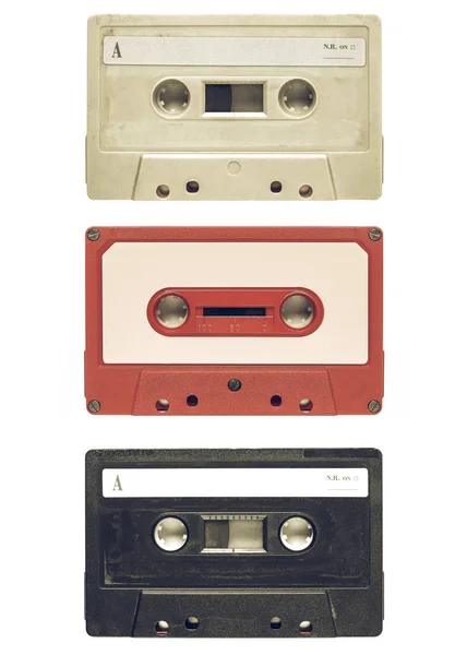 Vintage looking Tape cassette — Stock Photo, Image