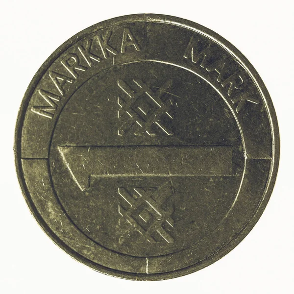 Retro obrázek mince — Stock fotografie