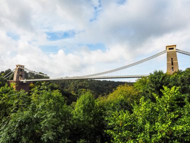 HDR Clifton asma köprü Bristol