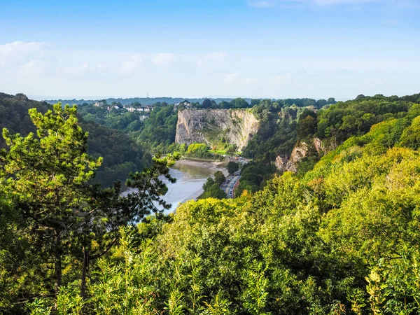 HDR rivier Avon Gorge in Bristol — Stockfoto