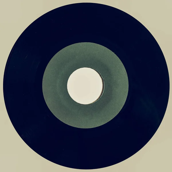 Ročník vypadající Vinyl záznam izolován — Stock fotografie