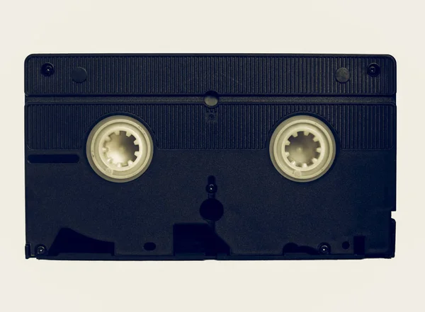 Vintage megjelenésű videokazetta — Stock Fotó