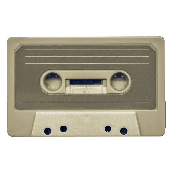 Cassete de fita de aparência vintage — Fotografia de Stock