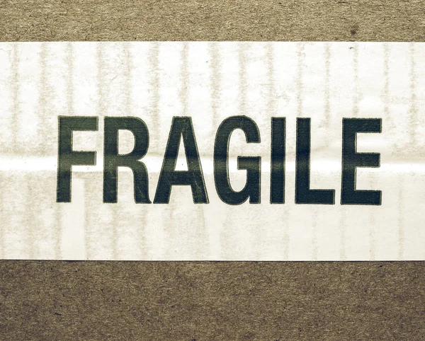 Vintage olhando frágil — Fotografia de Stock