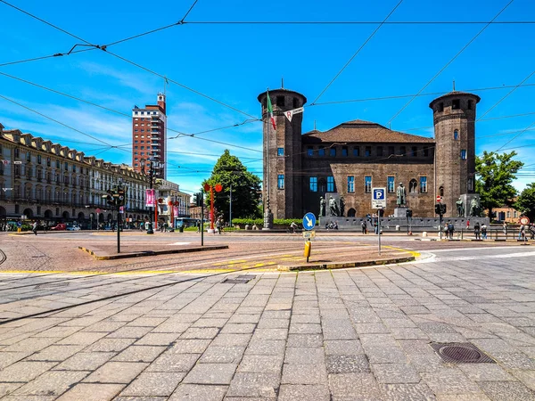 Piazza Castello, Torino (Hdr) — Stok fotoğraf