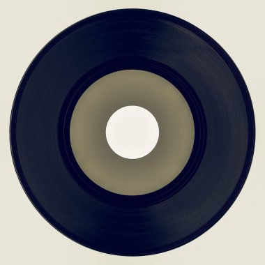 Vintage vinil kaydı ile gri etiket arıyorsunuz