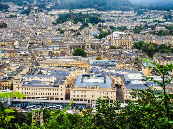 Bath HDR havadan görünümü — Stok fotoğraf