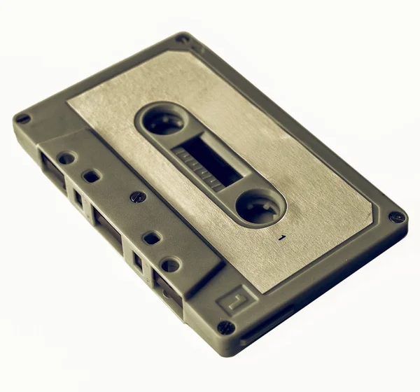 Vintage regardant Cassette — Photo