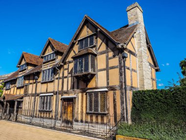 Shakespeare birthplace in Stratford upon Avon (HDR) clipart