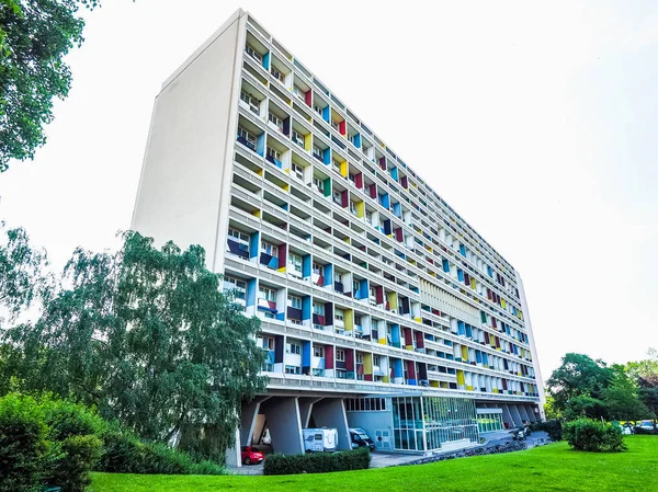 Corbusierhaus w Berlinie (Hdr) — Zdjęcie stockowe