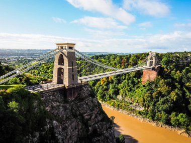 HDR Clifton asma köprü Bristol