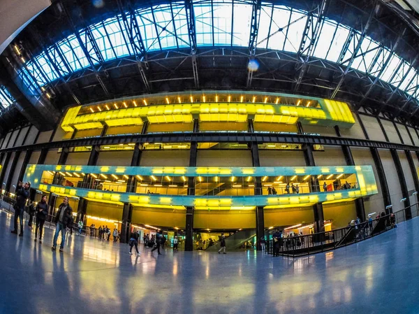 Tate Modern türbin Hall Londra (Hdr) — Stok fotoğraf