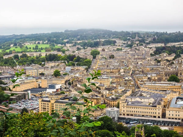 Bath HDR havadan görünümü — Stok fotoğraf