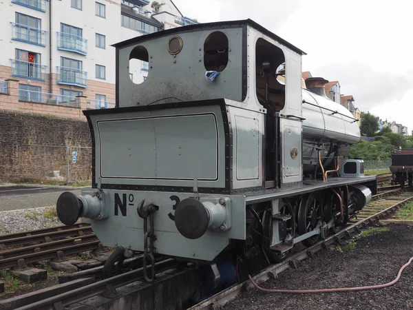 브리스톨에서 브리스톨 항구 오래 된 기차 — 스톡 사진