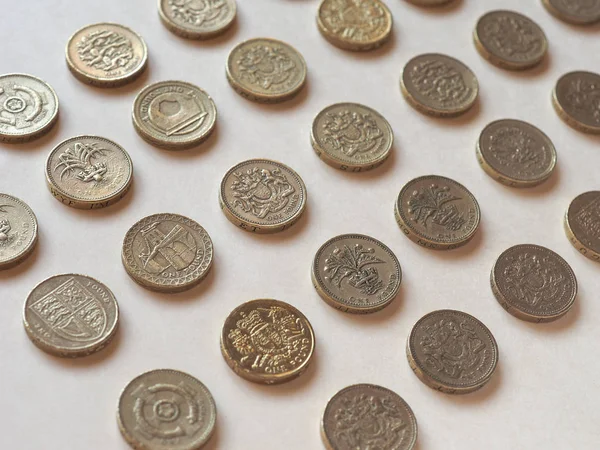 Pound (GBP) coin, United Kingdom (UK) — Stock Photo, Image