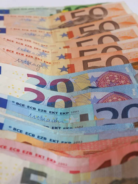 Euro (Eur) Notlar, Avrupa Birliği (AB) — Stok fotoğraf