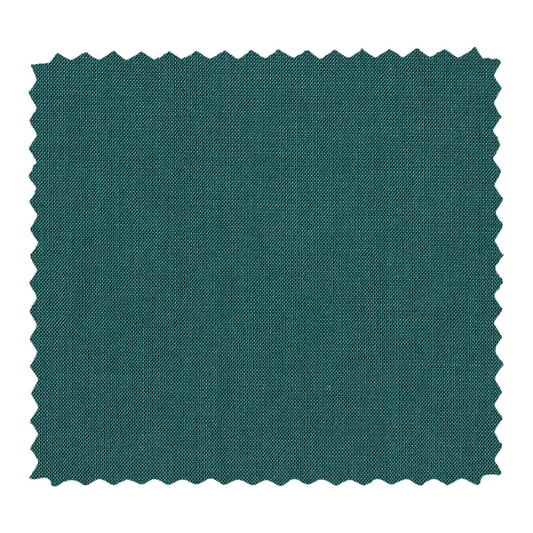 绿色的锯齿形织物样品 — 图库照片