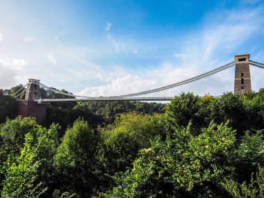 HDR Clifton asma köprü Bristol