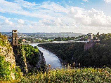 HDR Clifton asma köprü Bristol