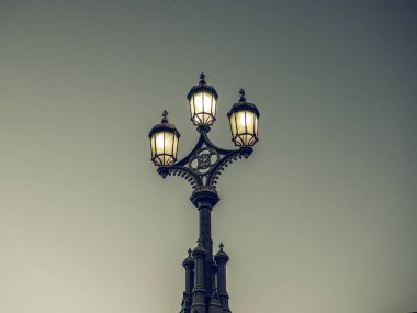 Vintage görünümlü sokak lambası