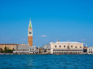 St Mark kare görülen fron St Mark Havzası Venedik HDR