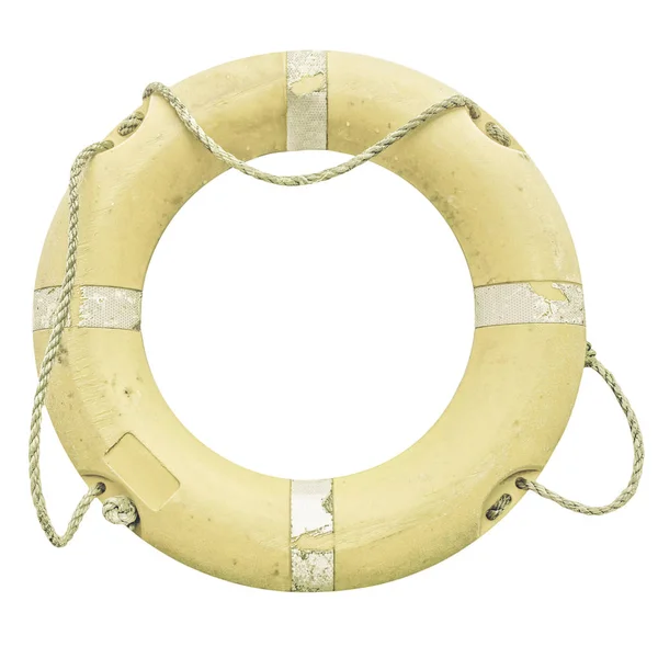 Vintage olhando Lifebuoy — Fotografia de Stock