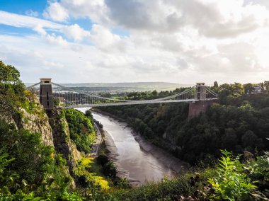HDR Clifton asma köprü Bristol