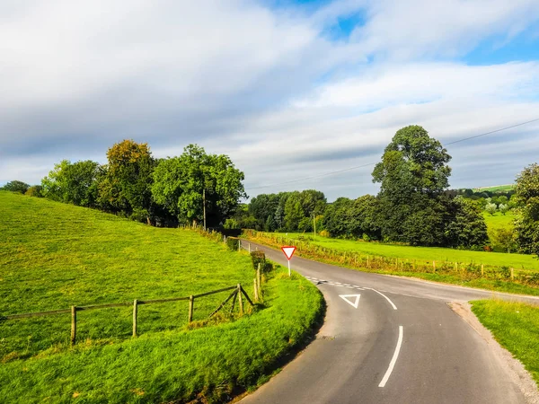 HDR panorama angielski kraj w Salisbury — Zdjęcie stockowe