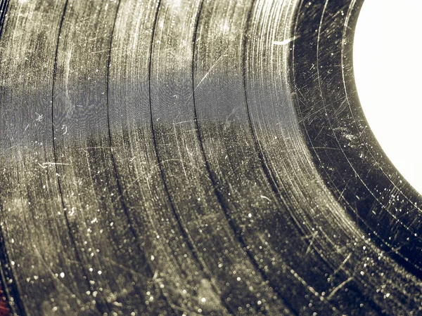 Vintage wygląda Scratched rekord — Zdjęcie stockowe