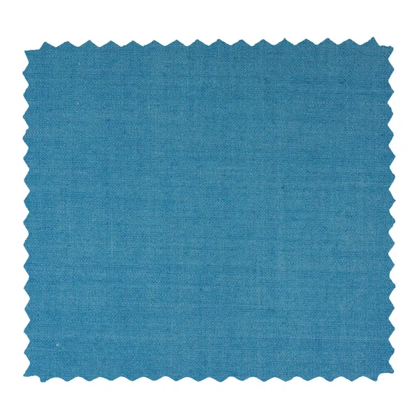 Blue Zigzag fabric sample — Stock Photo, Image