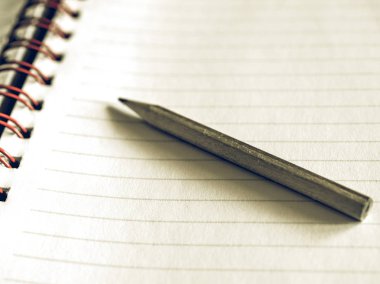 Vintage boş defter sayfası arıyor