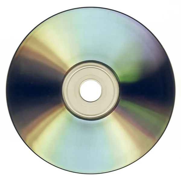Винтажный внешний вид CD или DVD изолированы — стоковое фото
