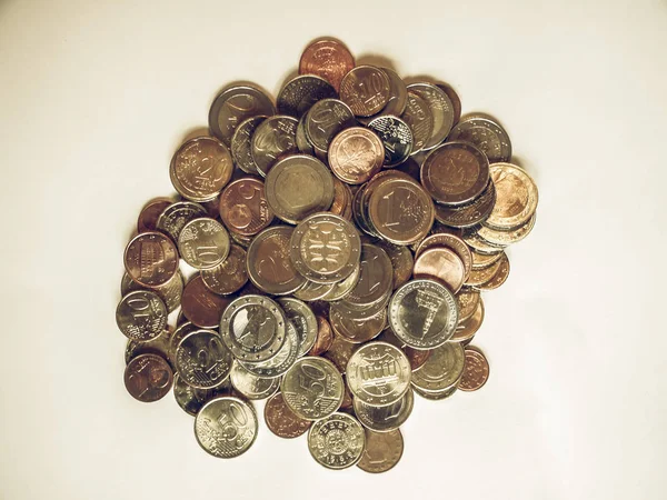 Vintage Euros argent — Photo