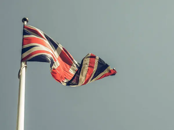 Vintage looking United Kingdom flag — Stock Photo, Image