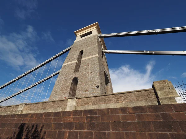 Puente colgante Clifton en Bristol — Foto de Stock