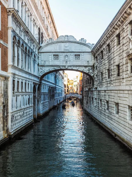 Puente de los Suspiros en Venecia HDR — Foto de Stock
