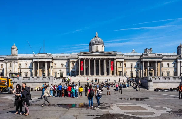 Trafalgar Square in London (HDR) — Stock Photo, Image