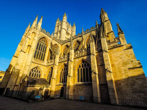 Abadía de Baño HDR en Bath — Foto de Stock