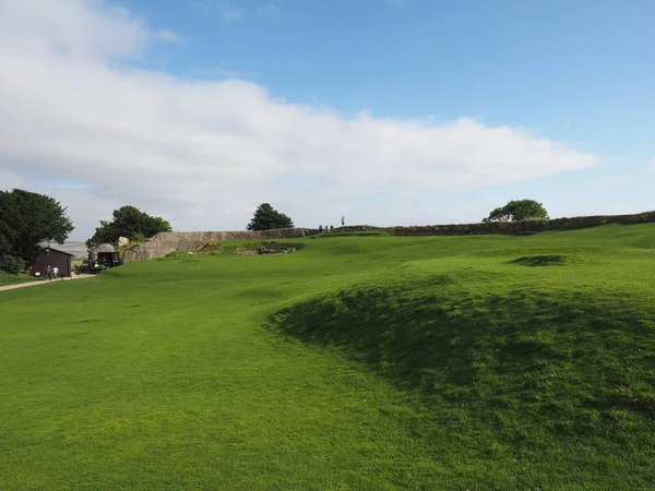 Vieux château de Sarum ruines à Salisbury — Photo