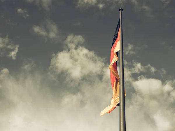 Vintage ser tysk flagga — Stockfoto