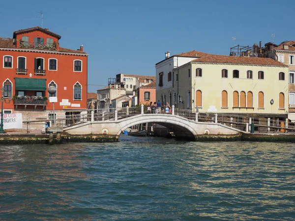 Kanal giudecca in venedig — Stockfoto